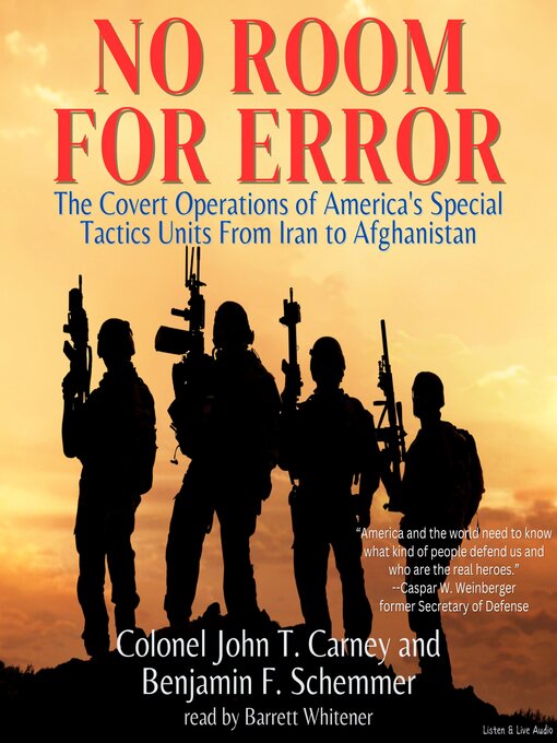 Title details for No Room for Error by John T. Carney - Available